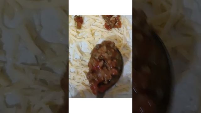 Кесадилья с фаршем за 5 минут