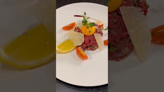 Steak tartare raw beef #cooking #asmr #food #yummy #youtubeshorts #youtube #sweden #chef