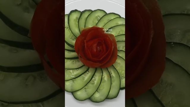 Vegetable *Most Satisfying Food Hack& Idea Beautiful Salad Decoration in Plate Creative Art on Frui