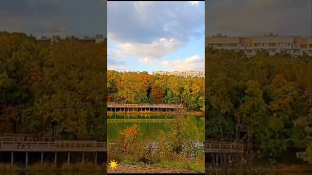 Прогулка осенью 🍂на пруд Симхоз . Солнечный ☀️ Саратов