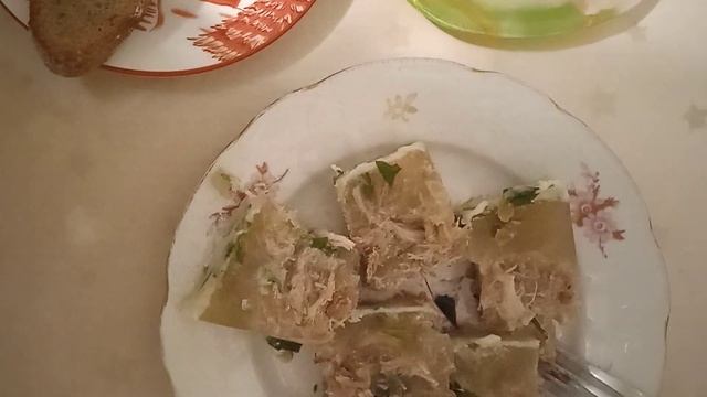 Холодец из свиных ножек ( лыток), рульки, языка и куриных голеней готов! 🍗