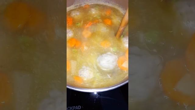 👍🫛diet soup with meatballs🥕🫛🍲