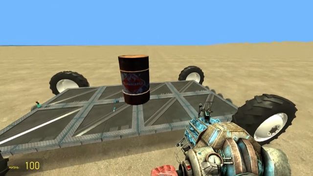 Garry's mod (Бомба на колесах "преследователь")