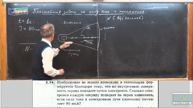 Урок 149 осн Простейшие задачи на силу тока и напряжение 1