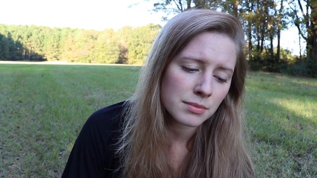 softly singing blue skies in a field ASMR Outside