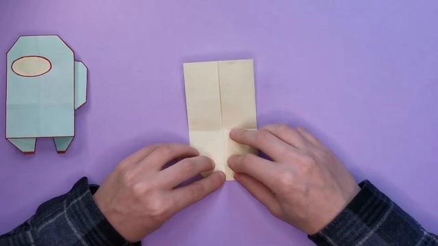 Оригами AMONG US из бумаги БЕЗ КЛЕЯ | Origami Paper AMONG US without glue | DIY Идея для подарка