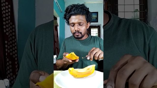 Papaya mukbang ASMR