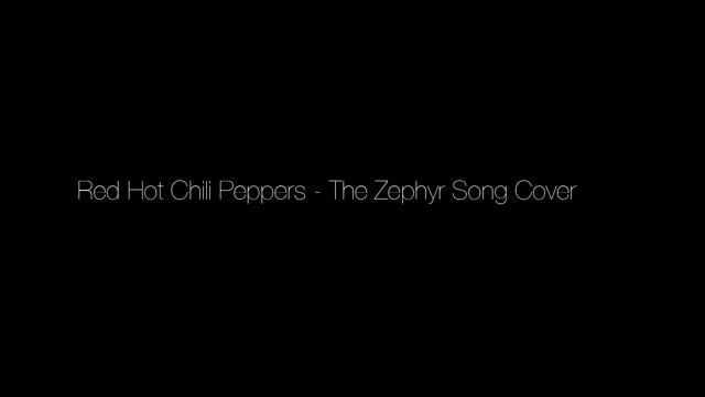 Red Hot Chili Peppers - The Zephyr Song -  Cover