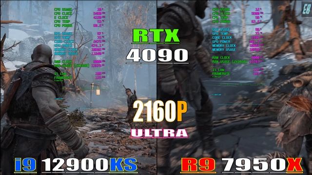 INTEL i9 12900KS vs RYZEN 9 7950X || RTX 4090 || Which one Better ?