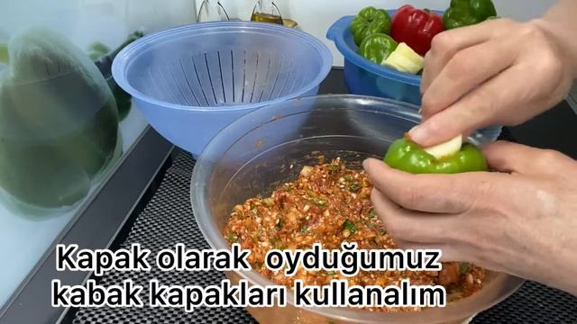 📌Karışık Dolma 🇩🇪 Gefühlte Paprika,Zuchkini,Tomate