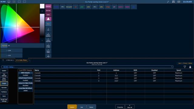 Учебный видеокурс Eos. Настройки (Setup)