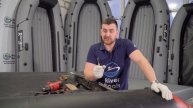Тюнинг лодки пвх, меняем транец, полиуретановый клей
