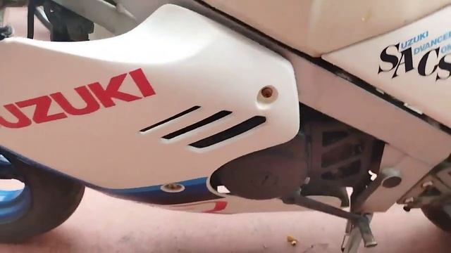 Мотоцикл minibike спортбайк Suzuki GSX-R50 GAG рама LA41A спорт мини-байк гоночный пробег 422 км