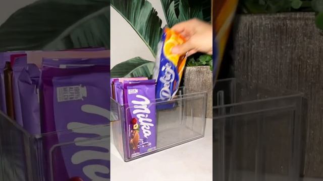 Arranging my shopping 🛒 Milka chocolate 🍫 #shorts #asmr #arranging