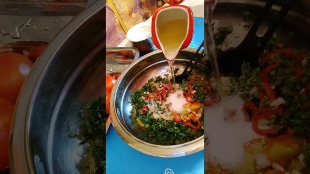 #Shorts/САЛАТ - ЗАКУСКА/ИЗ ПОМИДОР/ПРОСТОЙ РЕЦЕПТ/@ВКУСНАЯ КУХНЯ. АЛЛА КОРБУТ