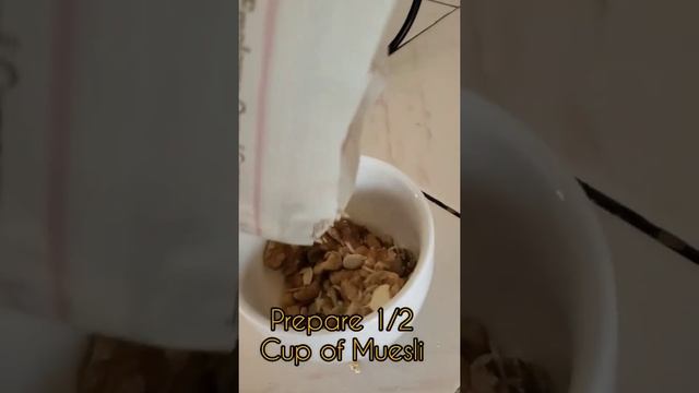 How to prepare Hot Muesli Cereal  #Shorts