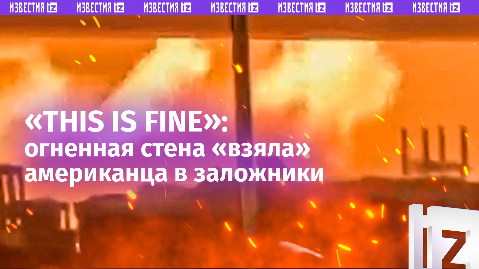 Смертельная ловушка: стена из огня охватила дом жителя Лос-Анджелеса — кадры изнутри
