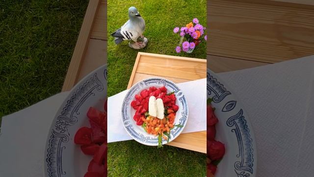 Летний Салат! Самый вкусный, сочный, простой. #youtubeshorts #shorts #short #помидоры #vegetables