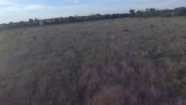Evening flying North Austin