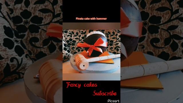 Pinata cake with hammer, 2022best cakes,🔨#shorts #viralvideo #mrbeast #viral #viralvideos