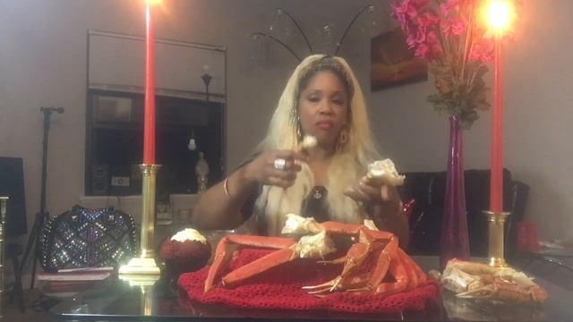 SNOW CRAB 🦀 & A BELLA VANILLA CUPCAKE ASMR/ VIDEO 97