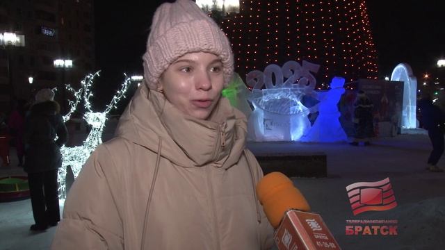 Зимнюю сказку в Братске создала Компания "РУСАЛ"