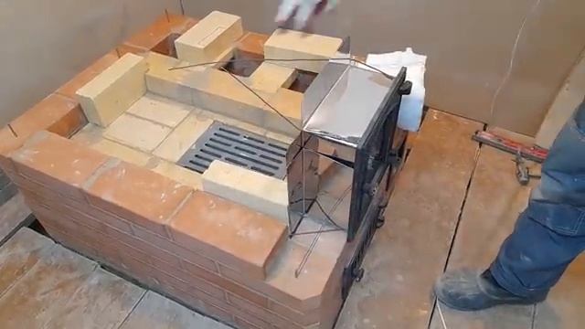 Печь для дачи (шведка) пошагово, как сложить печь для дачного домика, печь без порядовки часть 8