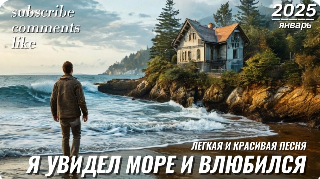 Я увидел море и влюбился. Новая песня. Музыка 2025. Музыка для души. Красивая песня.