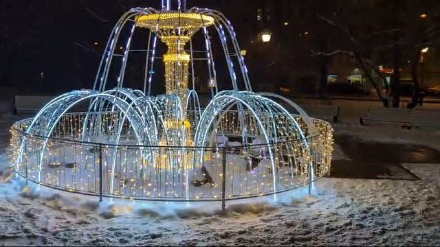 Фонтан из Света✨Геслеровский Сад. П. С. СПб✨АКА✨