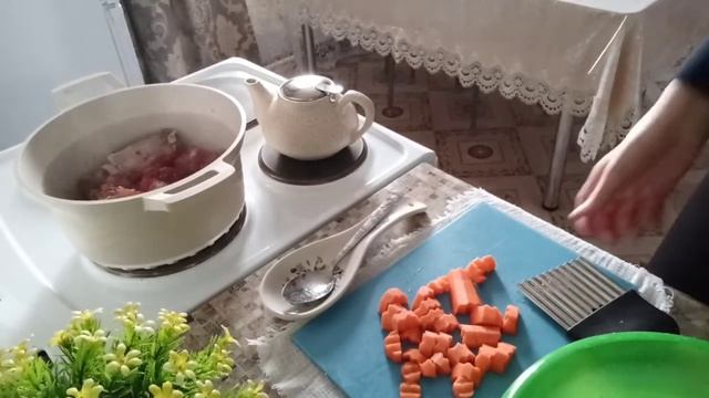 Овощное рагу с мясом.🤗👍👍👍