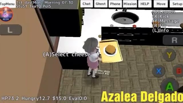 How to make burgers (School girls simulator)