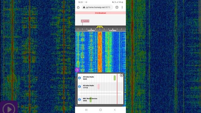 Francisco Braccini no Club de Oyentes da Rádio Romênia Int. 9620 kHz DRM em Espanhol