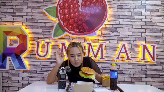 ASMR DÖNER KEBAB |  FRIES | FISH BURGER | FAST FOOD ДОНЕР В АТЫРАУ