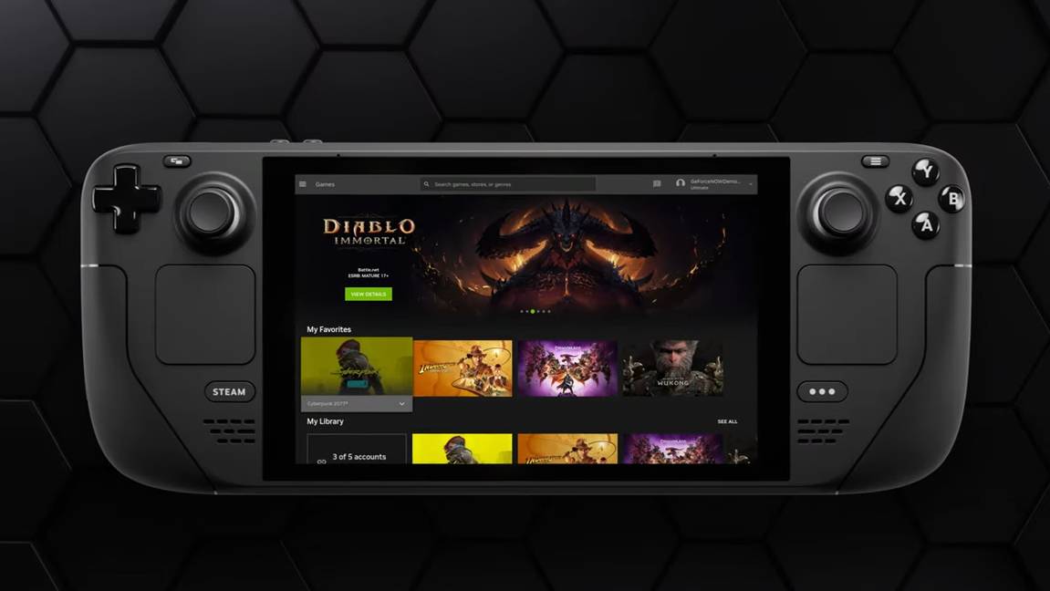 GeForce Now - Официальный трейлер анонса полной поддержки Steam Deck CES 2025