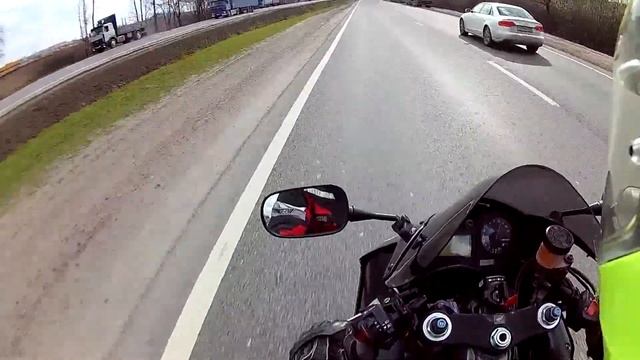 HONDA CBR 929 camera test ( EKEN H3 ) 1080p 60fps