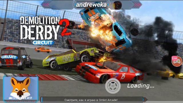 Смотрите мой стрим по "Demolition Derby 2" в "Omlet Arcade"!