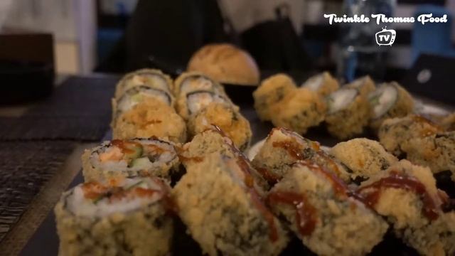 HOT SET SUSHI (HOT UNAGI DRAGON, KUNSAY UNAGI, KANI KAISEY, IKA KANI TEMPURA) | Sushi Recipe