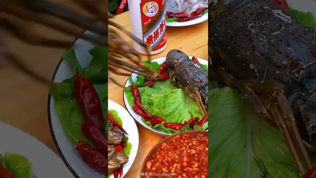 Chinese cuisine - super spicy steamed seafood - alaska lobster, rock crab, octopus (how to cook)