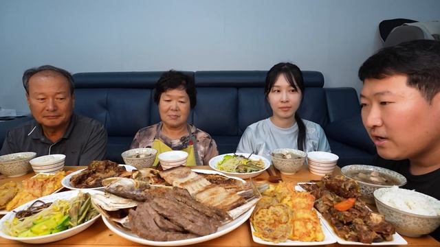 [한가위 집밥] 포항 농산물로 푸짐하게 요리한 추석 한 상!! 한가위 집밥 요리&먹방!! (Korean Thanksgiving Day) - Mukbang eating show