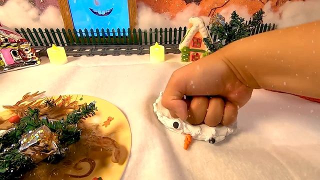 2019 Christmas special burger [fictional video] | Monster Meal ASMR eating sounds | Kluna Tik style