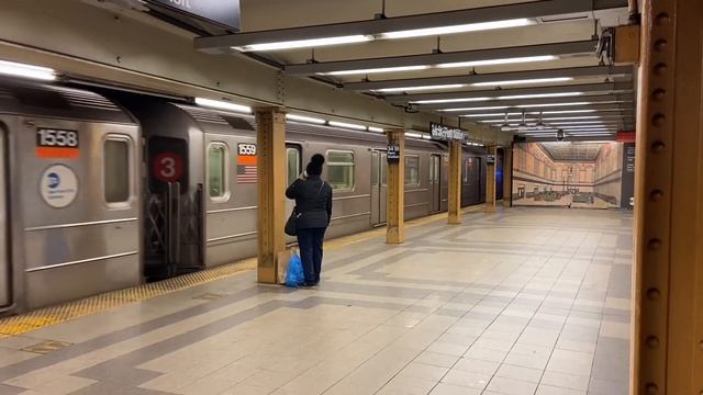 1, 2, and 3 Trains at Penn Station