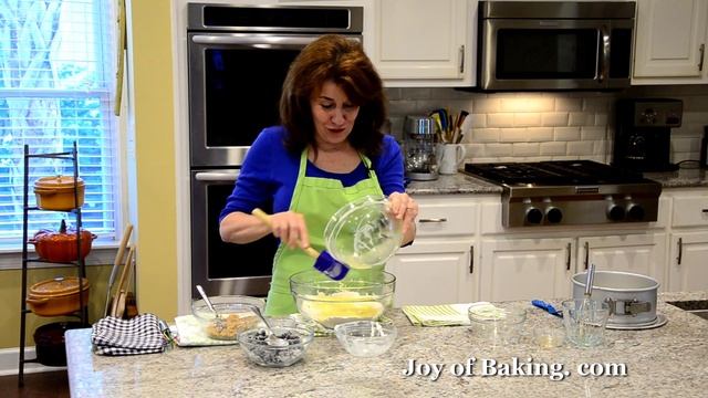 Blueberry Yogurt Cake Recipe Demonstration - Joyofbaking.com