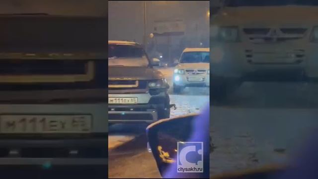 Массовое ДТП произошло в Южно-Сахалинске