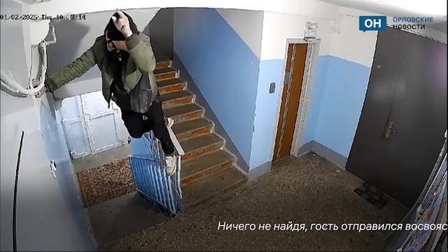 В орловском подъезде замечен «Человек-паук»