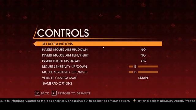 How To Disable Invert Flight UpDown In Saints Row Gat Out Of Hell