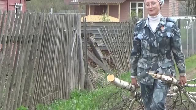 6 соток в День Победы 2020 года! В лес за березой или как я сажала колоновидные груши и яблони