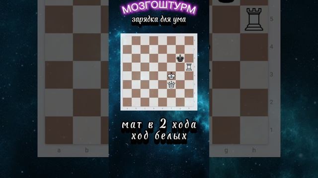 Задача для ума #chess #stories #задачи #шахматы #shorts #мозгоштурм