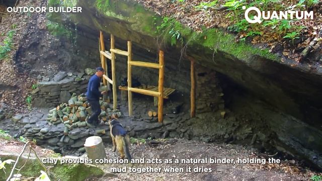 Man Builds Hidden UNDER-ROCK Home in the Forest