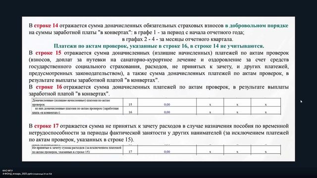 Заполнение и представление отчетности в органы ФСЗН РБ по форме 4-фонд