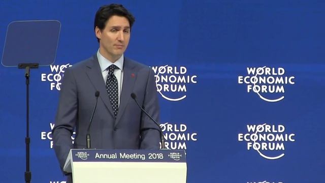 Trudeau tells Davos forum ‘time’s up’ on women’s inequality